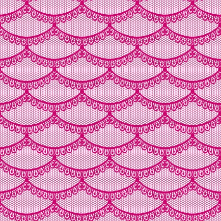Seamless pink scales lace のイラスト素材