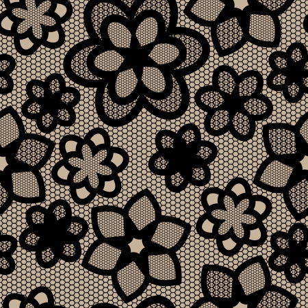 Seamless lace pattern  のイラスト素材