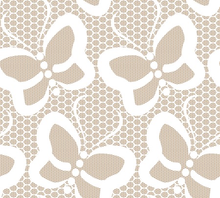 Seamless white laceのイラスト素材