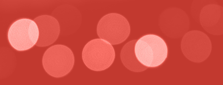 Trend concept color of the year 2019 Living Coral. Vivid abstract bright spots blackground. Bokeh. Soft focus. Round shapes. Web bannerの写真素材