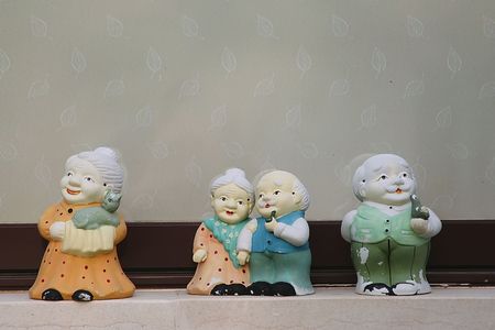 porcelain figureの写真素材