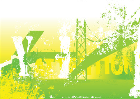 urban  Backgroundのイラスト素材