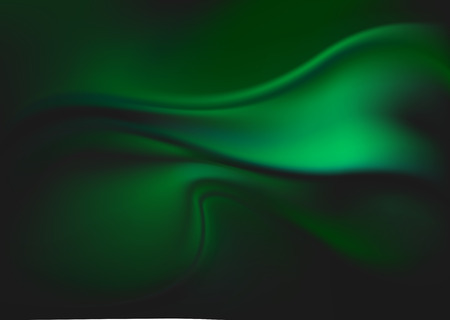 Vector illustration of abstract green background imitating smooth silk cloth のイラスト素材