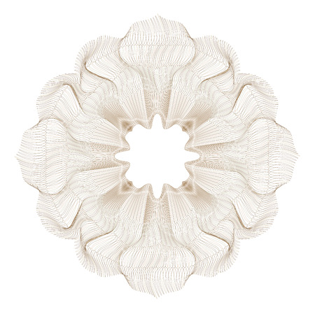 Vector illustration of abstract floral and ornamental elementのイラスト素材