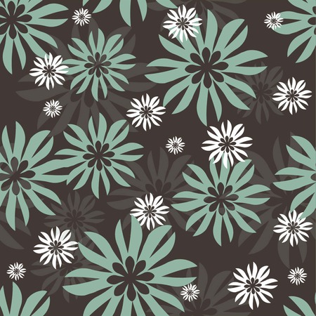 Seamless flower  background patternのイラスト素材