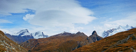 Swiss mountains. Alps. Panorama