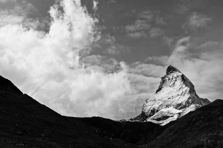 The top of the Matterhorn. Switzerlandの写真素材