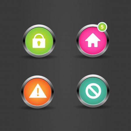 User interface iconsのイラスト素材