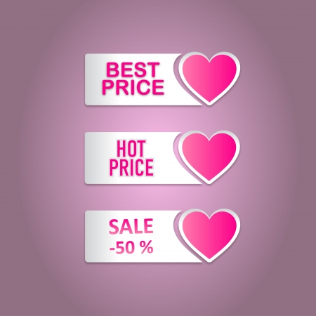 Vintage stickers for sale のイラスト素材