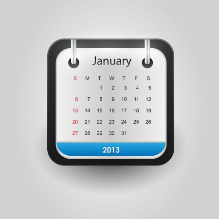 Calendar iconのイラスト素材