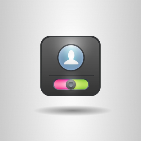 User interface unlock iconのイラスト素材