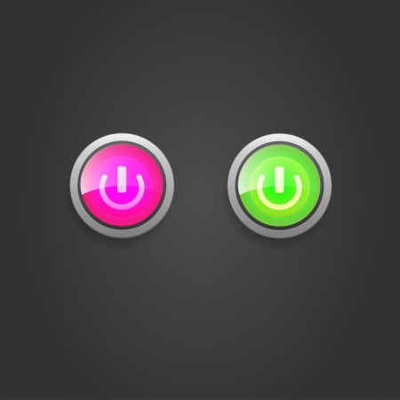 UI switch buttonのイラスト素材