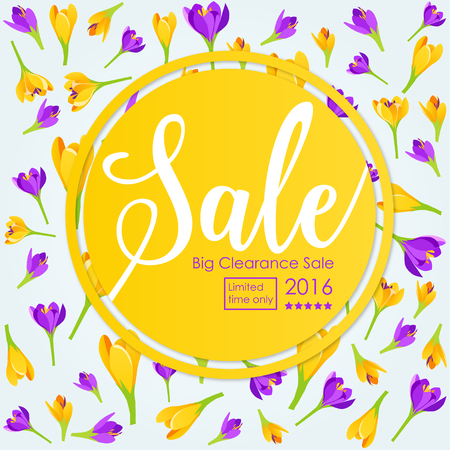 Spring Sale Clearance Posterのイラスト素材