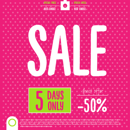 Sale Poster. End of Season, Clearance Sale,vector illustrationのイラスト素材