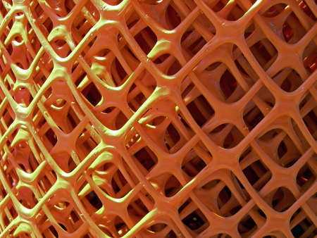 Plastic fenceの写真素材