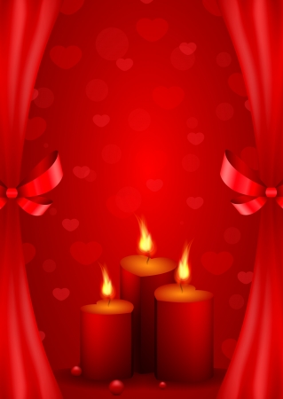 vector valentine greeting card のイラスト素材