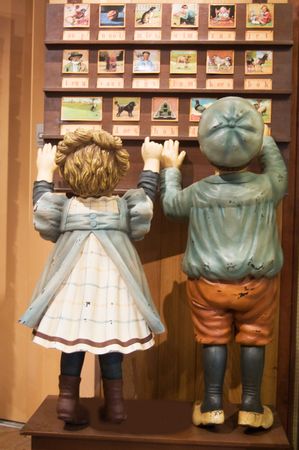 dutch old way to learn to readの写真素材