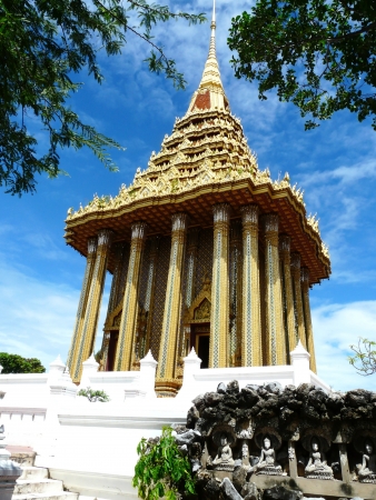 Ubosot at acient cityの写真素材