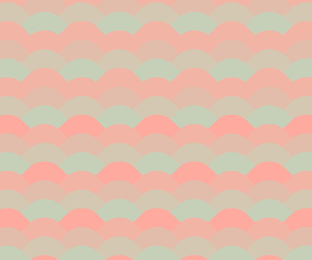 Cotton candy vintage wave patternのイラスト素材