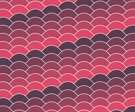 Violet pink vintage wave patternのイラスト素材