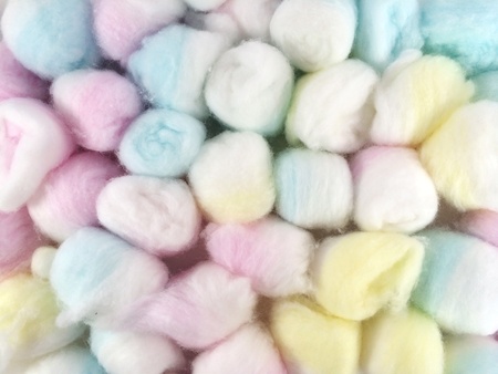 Sweet pastel color cotton backgroundの素材