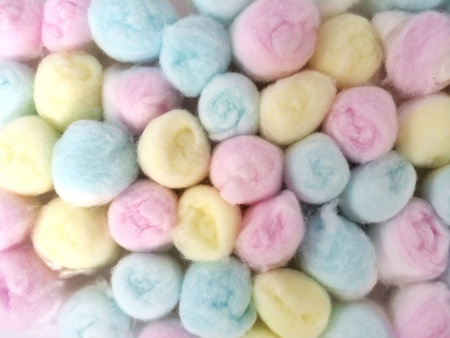Sweet pastel color cotton backgroundの素材