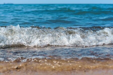 the sea and the waves, the waters of the Baltic sea