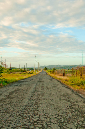 Road in Puerto Ricoの写真素材