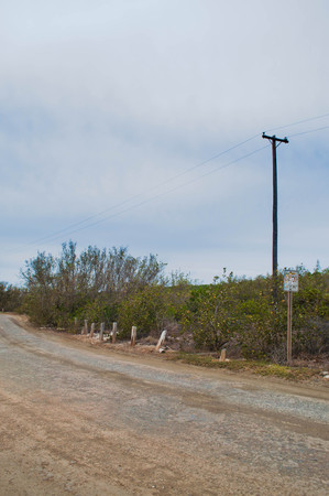 On the way to Cabo Rojo lighthouseの写真素材