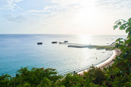 Crash Boat Beach Seascape, Aguadilla, PRの写真素材