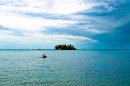 Isla Ratones (Ratones Island) in Cabo Rojo, Puerto Ricoの写真素材