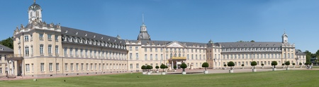 the castle of karlsruhe in germanyのeditorial素材