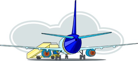 airlinerのイラスト素材