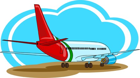 aeroplaneのイラスト素材