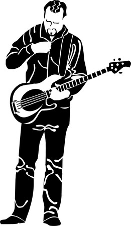 guitaristのイラスト素材