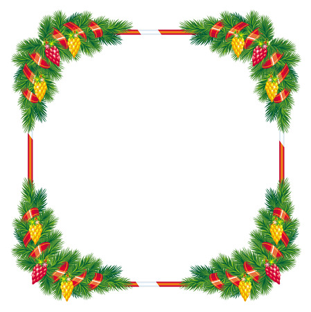Christmas frameのイラスト素材