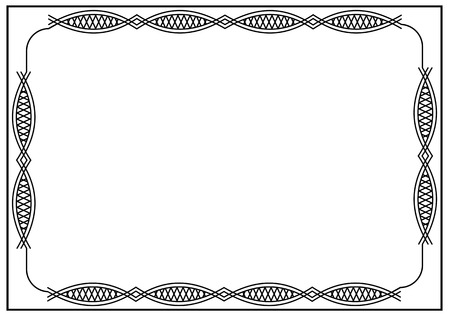 Abstract frame silhouetteのイラスト素材