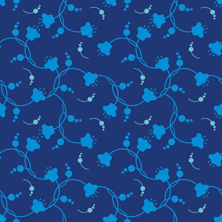 Floral seamless patternのイラスト素材