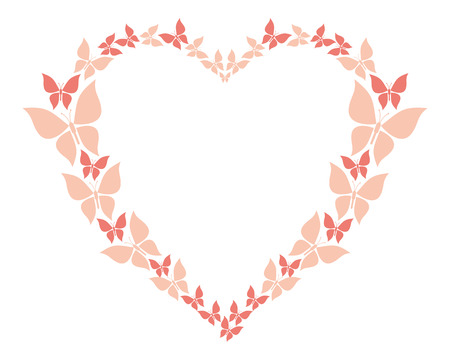 Pink butterfliesのイラスト素材