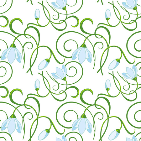 Seamless pattern with flowersのイラスト素材