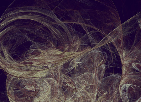 Abstract fractal on a white background. Design element for brochure, advertisements, presentation, web and other graphic designer works. Digital collage.の写真素材