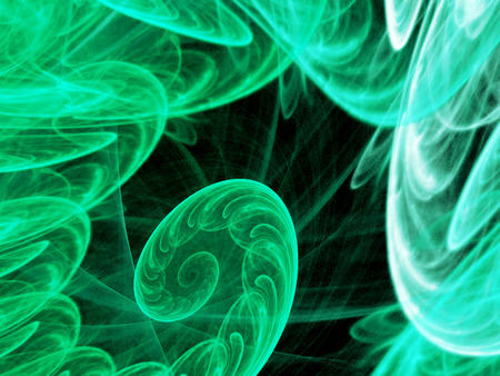 Abstract background. Fractal swirls, circles. Design element for graphics artworks. Digital collage.