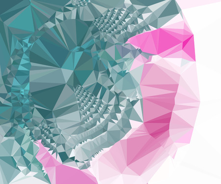 Abstract polygonal geometric background. Vector clip art.のイラスト素材