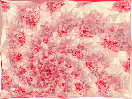 Abstract multicolor mosaic backdrop. Geometric low polygonal background. Design template. Vector clip art.のイラスト素材