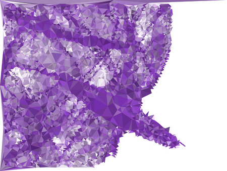 Abstract multicolor mosaic backdrop. Geometric low polygonal background. Design template. Vector clip art.のイラスト素材