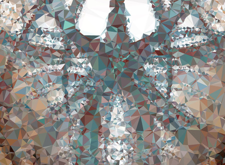 Abstract multicolor mosaic backdrop. Geometric low polygonal background. Design template. Vector clip art.のイラスト素材