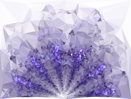 Abstract multicolor mosaic backdrop. Geometric low polygonal background. Design template. Vector clip art.のイラスト素材