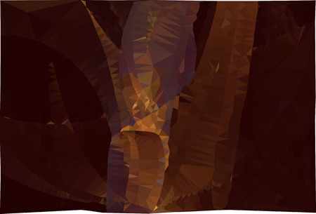 Abstract multicolor mosaic backdrop. Geometric low polygonal background. Design element for posters, business cards, presentations layouts, showcases. Vector clip art.のイラスト素材