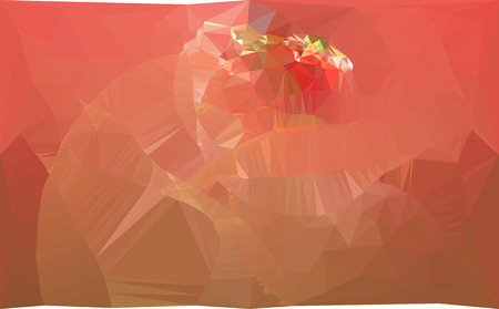 Abstract multicolor mosaic backdrop. Geometric low polygonal background. Design element for posters, business cards, presentations layouts, showcases. Raster clip art.の写真素材