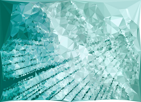 Abstract multicolor mosaic backdrop. Geometric low polygonal background. Design element for posters, business cards, presentations layouts, showcases. Vector clip art.のイラスト素材